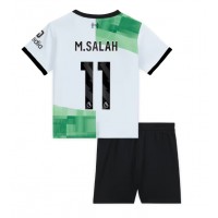 Echipament fotbal Liverpool Mohamed Salah #11 Tricou Deplasare 2023-24 pentru copii maneca scurta (+ Pantaloni scurti)